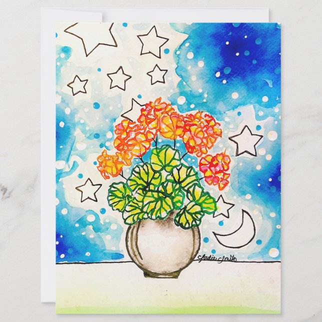 Geranium Poster (Front)