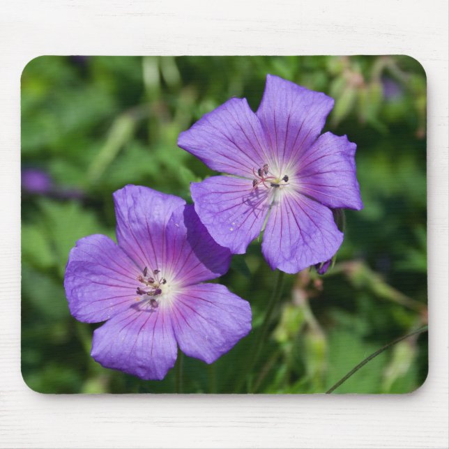 Geranium pratense mouse mat (Front)