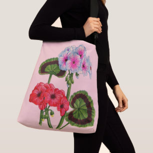 geraniums crossbody bag