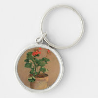 Geraniums in a Pot, c.1905 (oil on canvas)