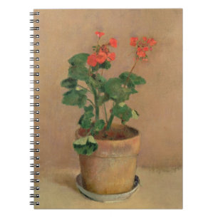 Geraniums in a Pot, c.1905 (oil on canvas) Notebook