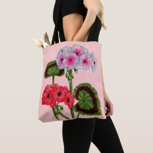 geraniums tote bag