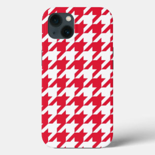Geranum Elegant Houndstooth iPhone 13 Case