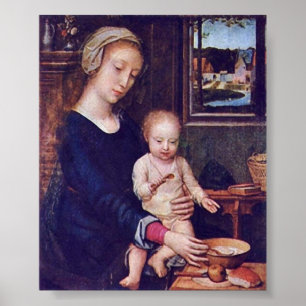 Gerard David - The Madonna of the Milk Soup Poster