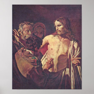Gerard van Honthorst - Doubting Thomas Poster