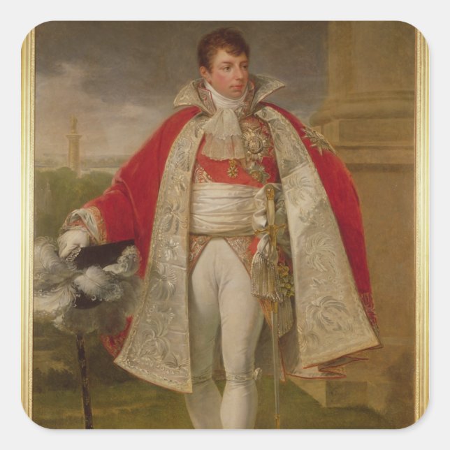 Geraud-Christophe-Michel Duroc  Duke of Frioul Square Sticker (Front)