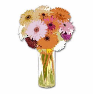 Gerber Daises Standing Photo Sculpture