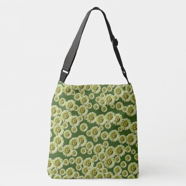 Gerber Daisies Crossbody Bag (Back)