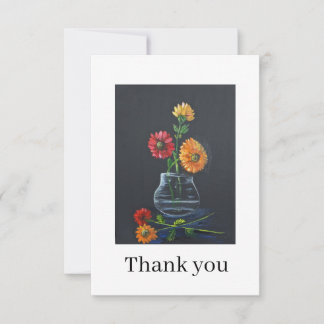 Gerber daisies Thank you card