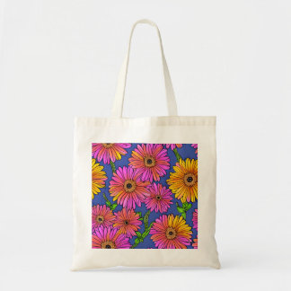 Gerber Daisy Canvas Tote