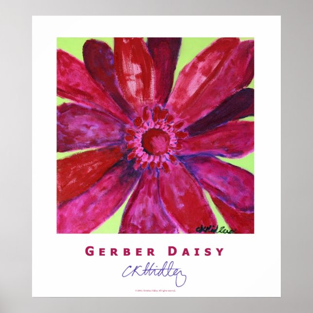 Gerber Daisy Poster (Front)