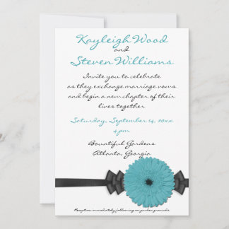 Gerber Daisy Wedding Invitation