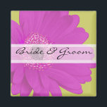 Gerber Daisy Wedding Stickers or Customise Magnet<br><div class="desc">Gerber Daisy Wedding Invitations and Response Cards  - 


 


  





  





 





 


  


 





 
Gerber Daisy Wedding Invitations and Response Cards  -</div>