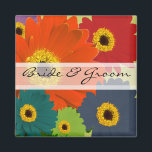 Gerber Daisy Wedding Stickers or Customise Magnet<br><div class="desc">Gerber Daisy Wedding Invitations and Response Cards  - 


 


  





  





 





 


  


 





 
Gerber Daisy Wedding Invitations and Response Cards  -</div>