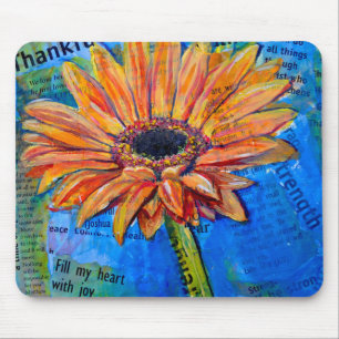 Gerbera BOLD Daisy mousepad