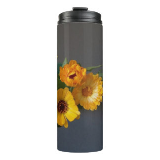 Gerbera bouquet thermal tumbler