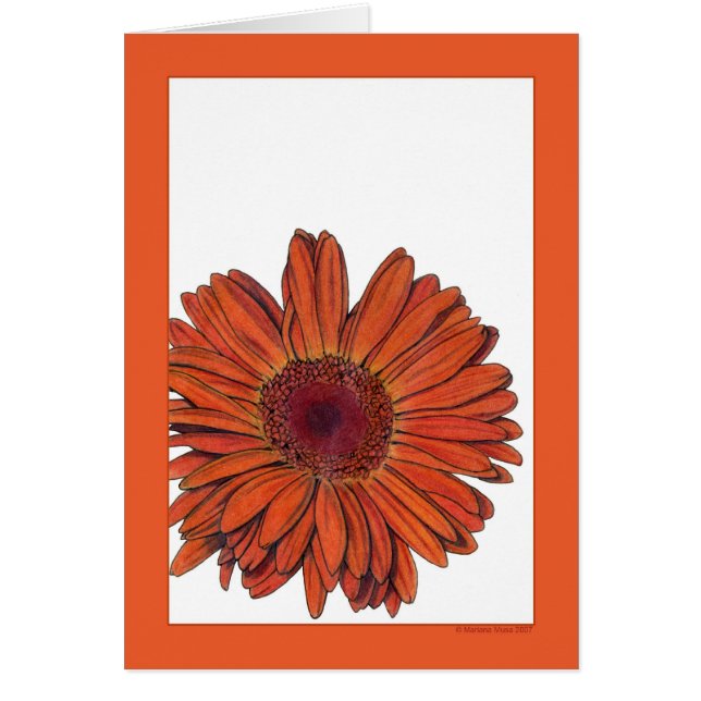 Gerbera Card (Front)