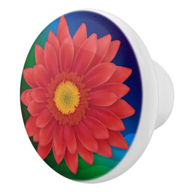 Gerbera Ceramic Knob (Right)