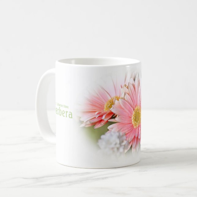 Gerbera Coffee Mug Cup (Front Left)