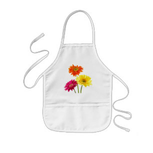 Gerbera Daisies Kids Apron