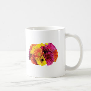 Gerbera Daisies Mixed Colors Coffee Mug