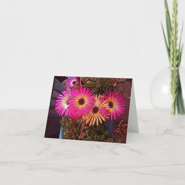 Gerbera Daisies Note Card (Front)