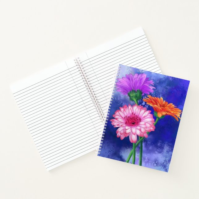 Gerbera Daisies Notebook (Inside)