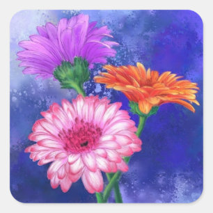 Gerbera Daisies Stickers