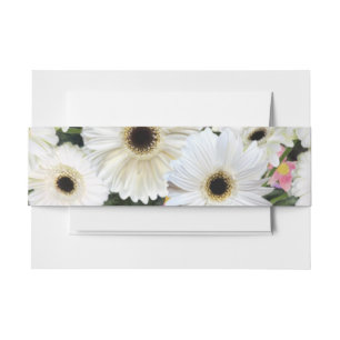Gerbera Daisies Swag Invitation Belly Band