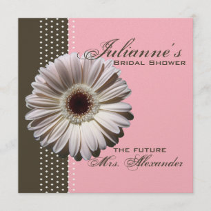 Gerbera Daisy/ Bridal Shower Invitation