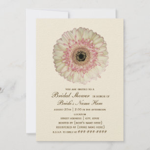 Gerbera Daisy Bridal Shower Invitation