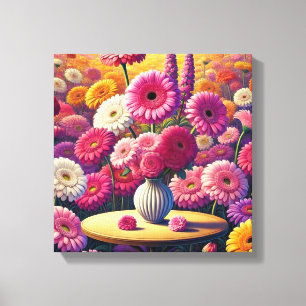 Gerbera Daisy Charm Canvas Print