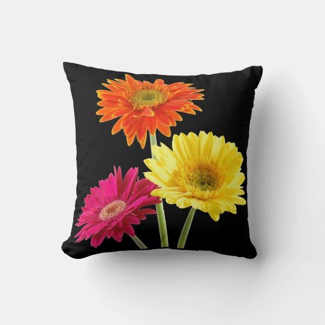 Gerbera Daisy Cushion (Front)