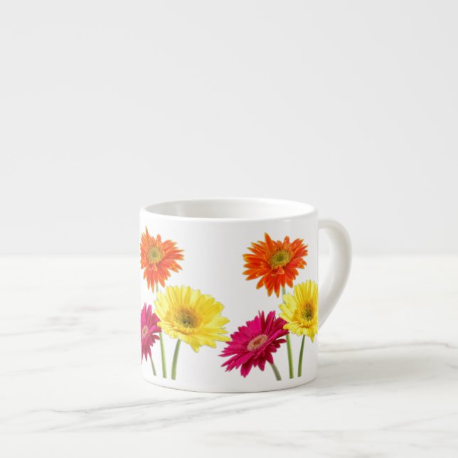 Gerbera Daisy Espresso Cup (Front Right)