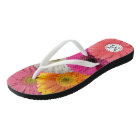 Gerbera Daisy Flip Flops
