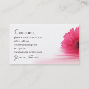 Gerbera Daisy Floral Business Card