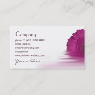 Gerbera Daisy Floral Business Card