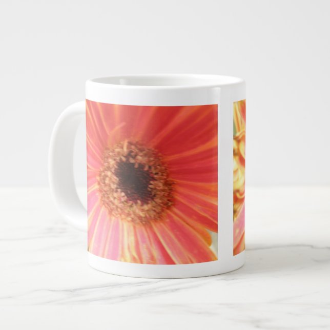 Gerbera Daisy Flower Mug (Front Left)