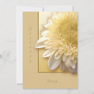 Gerbera Daisy Invitation