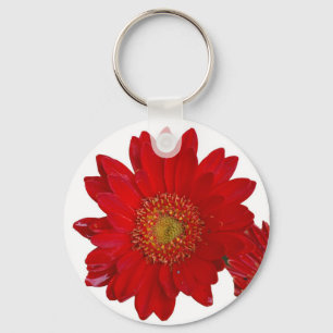 Gerbera Daisy Keychain