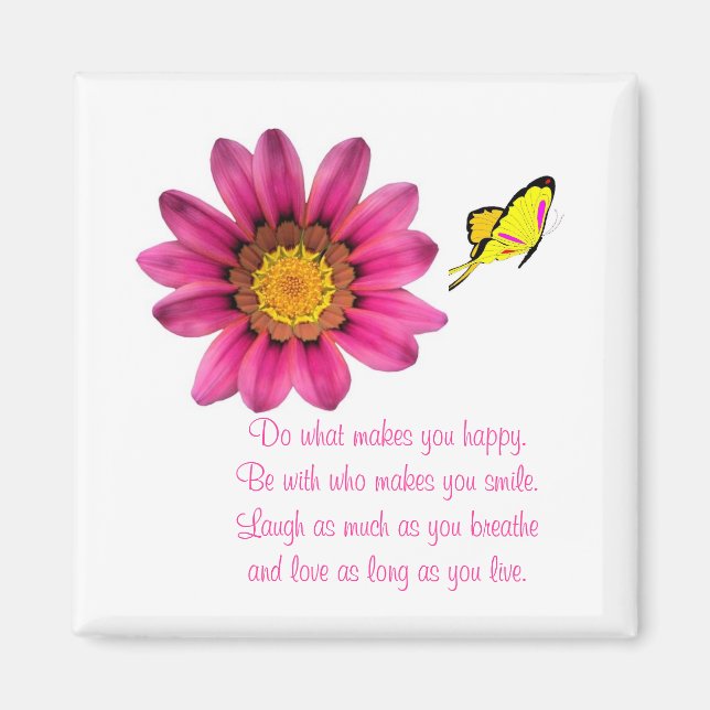 Gerbera Daisy Magnet (Front)