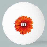Gerbera Daisy Monogram Initial