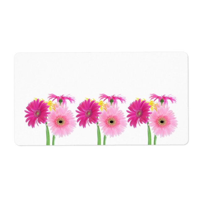 Gerbera Daisy Piink Flowers (Front)