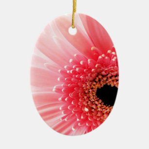 Gerbera Daisy Poster Ceramic Tree Decoration