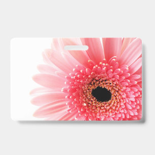Gerbera Daisy Poster ID Badge