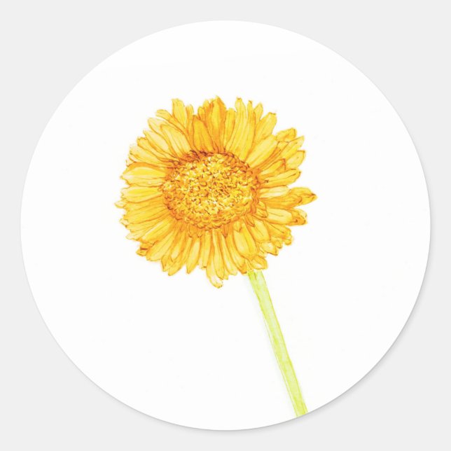 Gerbera daisy Sticker (Front)