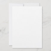 Gerbera Daisy Swirls Wedding Invite (Back)