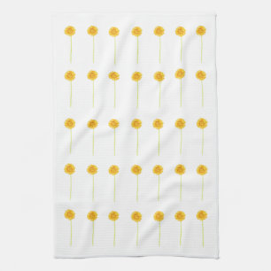 Gerbera daisy tea towel