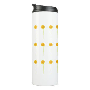 Gerbera daisy thermal tumbler