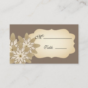 Gerbera Daisy Vintage Place Card for Occasion